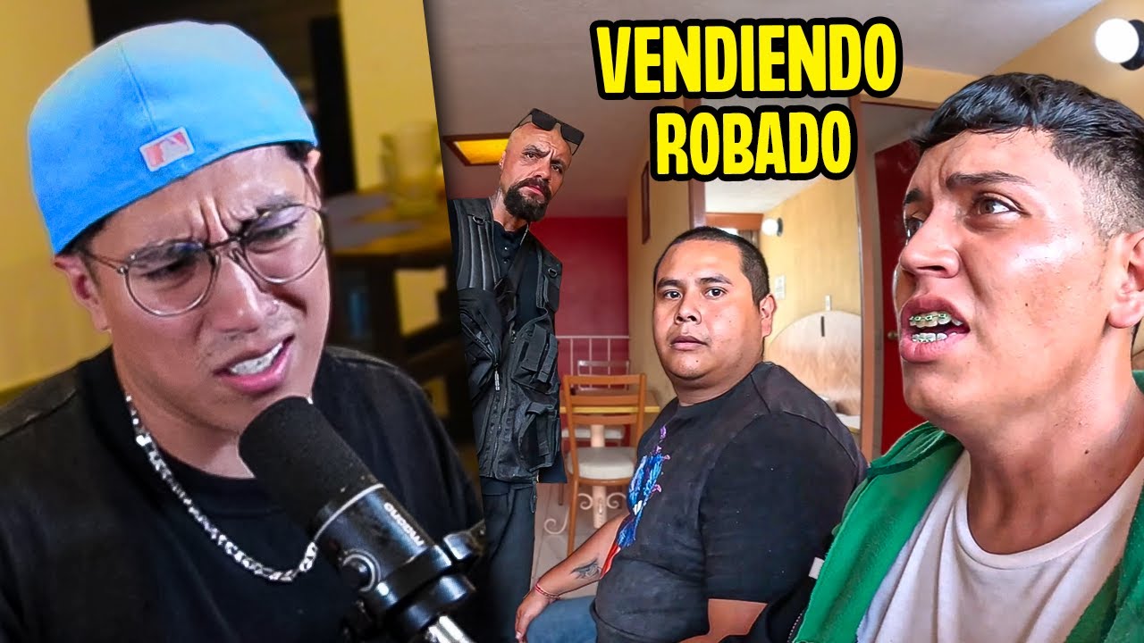 REACCIONO A VENDIENDO COSAS ROBADAS (BROMA)
