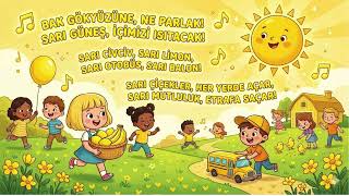 Her Yer Sarı Renkleri Öğreniyoruz Çocuk Şarkıları 2026