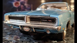 1/18 Diecast Car Model 1969 Dodge Charger R/T Unboxing and Review of the Auto World Mopar Replica.