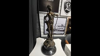 Stylish bronze figure - 30th birthday gift for her