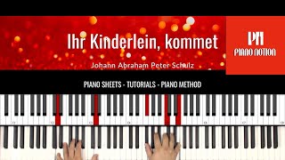 Ihr Kinderlein, kommet (Weihnachten - Klavierpartitur - Klavier Solo - Klaviercover - Anleitung)