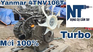 Yanmar 4TNV106T turbo mới chưa xài | đẹp zin từng con ốc | LH 0914711438 | Ngày 27/09/2023