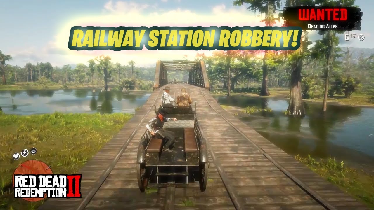 RDR 2 | Railway Station Heist | Chapter #4 Part #6 Gameplay