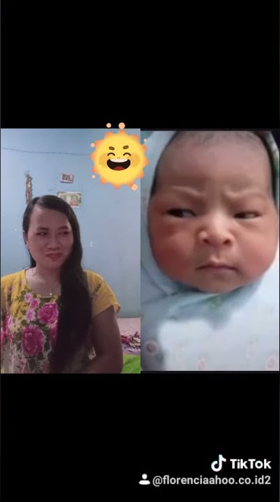 ketika si bayi tau bidannya mantan ayahnya 😁smoga terhibur
