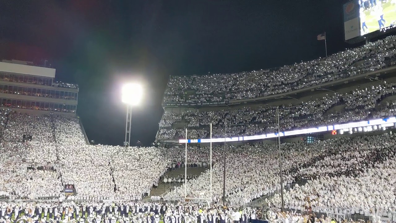British Couple Reacts to Penn State vs Michigan 2019 White Out