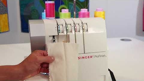 Singer 14CG754 ProFinish Serger Overlock 19 4-Thread Overlock Construction Seam