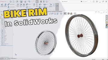 SolidWorks Beginner Project: Bicycle Rim from Sketch to 3D