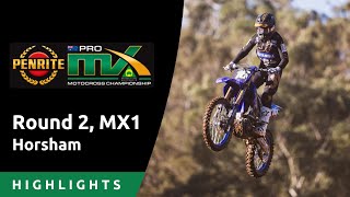 Highlights: MX1 Round 2, Horsham - ProMX Championship