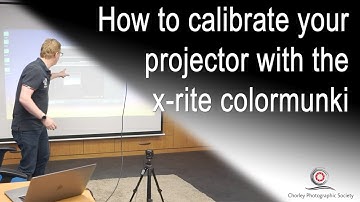 How to colour calibrate a projector with an x-rite colormunki