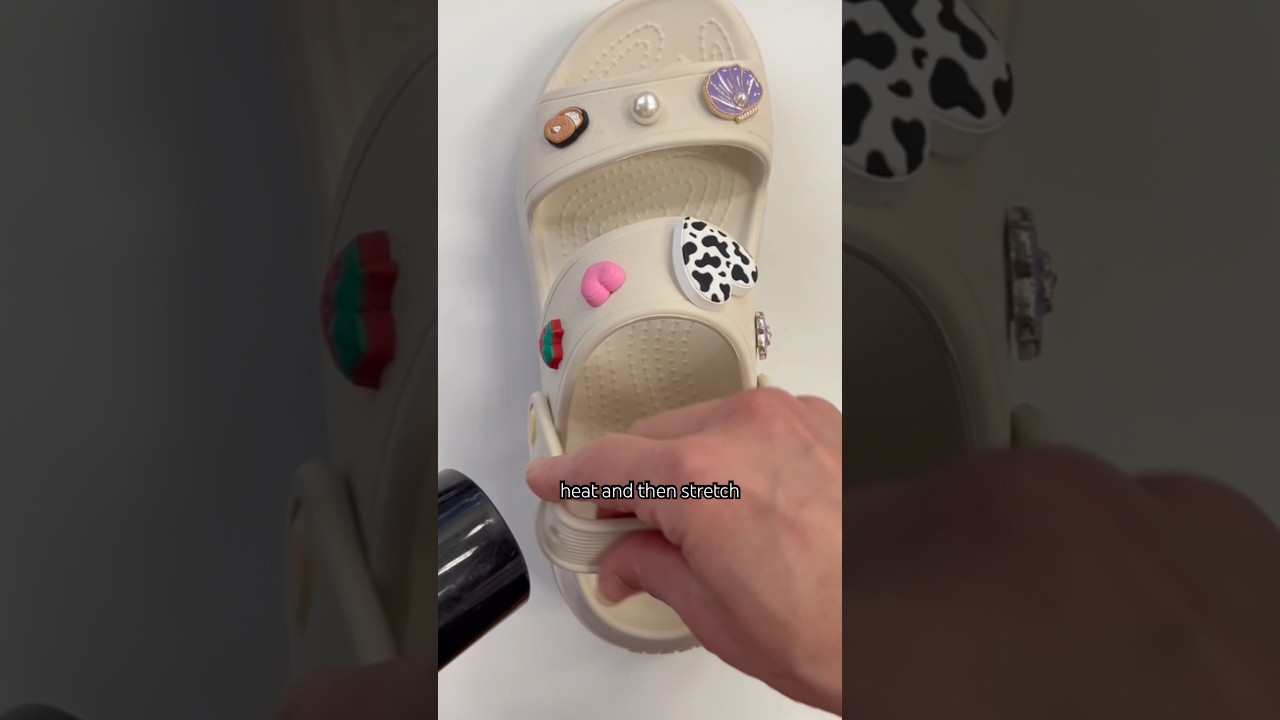 Adjusting my Crocs with Heat