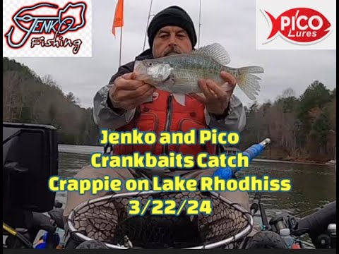 Jenko and Pico Crankbaits catch Crappie on Lake Rhodhiss on 3/22