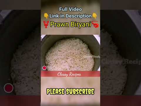 Eid Special Prawn Biryani | Bakrid Special Prawns Biryani Recipe | Seafood Recipe | Shrimp Biryani | Classy Recipes