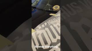 3D wrap van graphics installation on vw t6 van. #vangraphics #vanwrap #hausvondubsta 3D wrap van graphics installation on vw t6 van. #vangraphics #vanwrap #hausvondubsta
