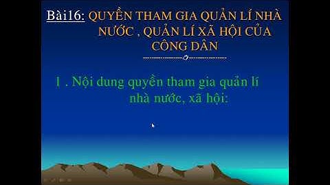 Giải bài tập giáo dục công dân 9 bài 16 năm 2024