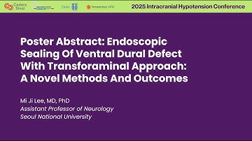 Endoscopic Sealing of Ventral Dural Defect with Transforaminal Approach — Dr. Mi Ji Lee