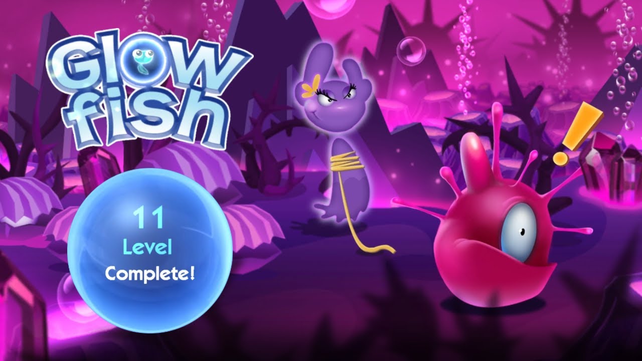 Glowfish: Level 11 + 4 Stars - Gameplay Walkthrough