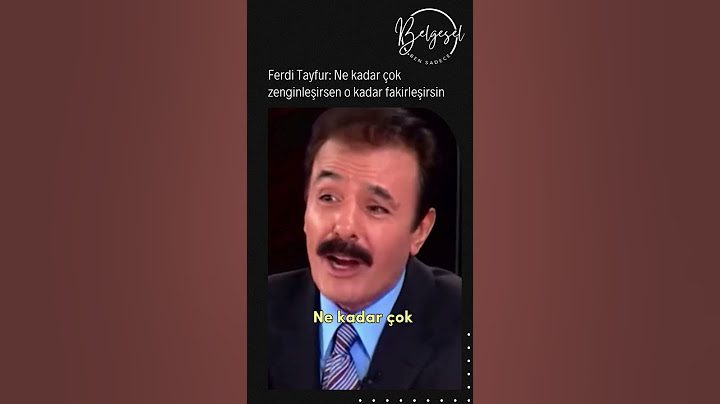 Ferdi Tayfur'un harika yanıtı