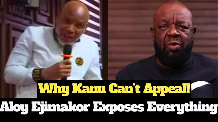 Aloy Ejimakor Reveals Why Nnamdi Kanu Cannot Appeal — The Hidden Plot Exposed!