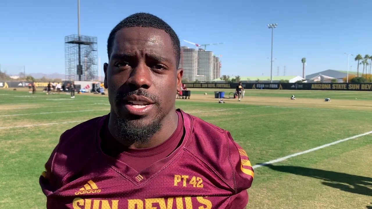 ASU WR Melquan Stovall ahead of Big 12 Championship Game 12/03/2024