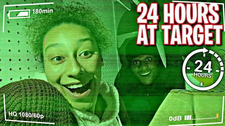 24 HOUR OVERNIGHT CHALLENGE IN TARGET!! (CAUGHT?!?)