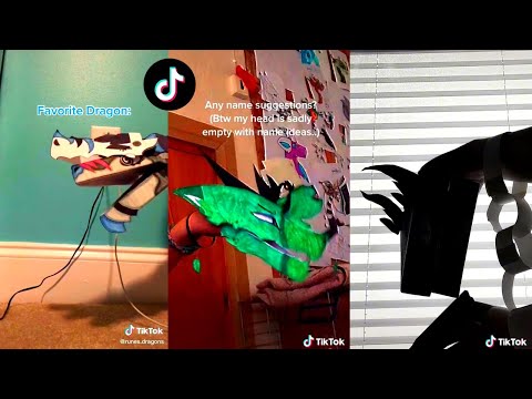 Dragon Puppet Crafts - Paper Dragon TikTok Compilation #65 - YouTube