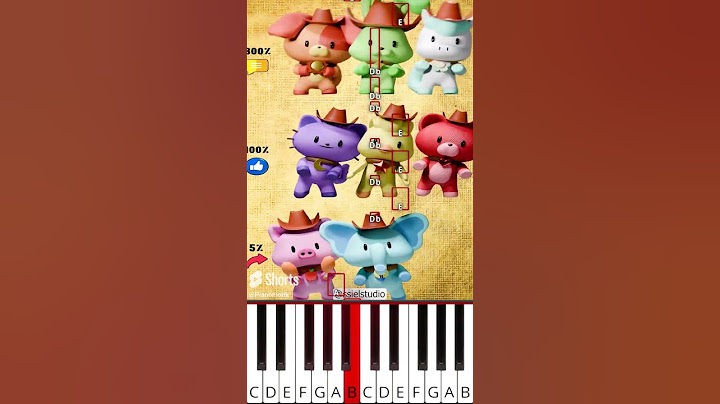 Cotton Eye Joe Smiling Critters Energy level COMPLETE EDITION (@ssielstudio) - Octave Piano Tutorial