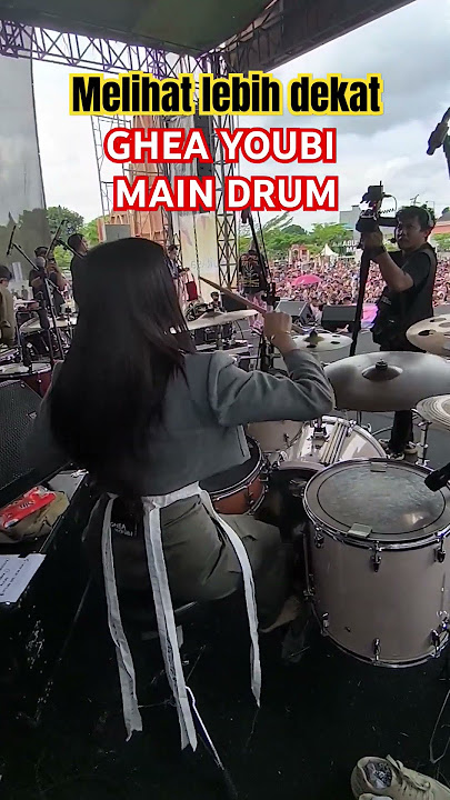 JAGO BANGET, GHEA YOUBI MAIN DRUM DISELA KONSER #gheayoubi #maindrum