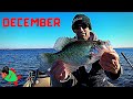 DECEMBER CRAPPIE FISHING - How to catch 2 lb crappie