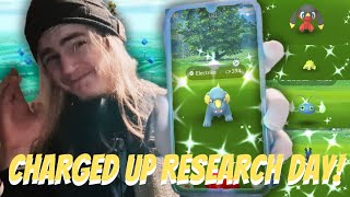 CHARGED-UP RESEARCH DAY! SHINY AND HUNDO ELECTRIKE HUNT! 80+ TASKS - Pokémon GO