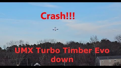 CRASH!!!  UMX Turbo Timber Evolution - loose receiver???