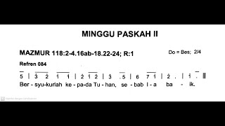 Video-Miniaturansicht von „[Edisi Baru] Minggu, 7 April 2024 - MINGGU PASKAH II (Kedua) - Mazmur Tanggapan & Alleluya - Tahun B“