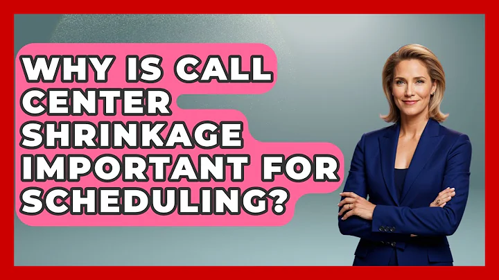 Why Is Call Center Shrinkage Important For Scheduling? - Call Center Pro Strategies