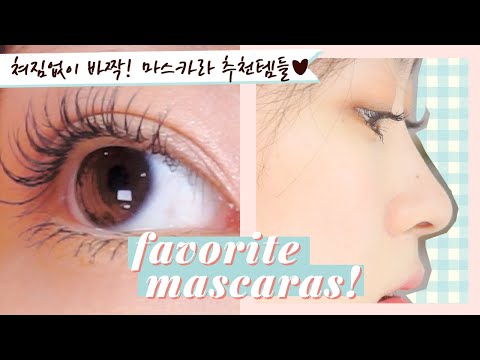 EN) 쳐짐없이 바짝 컬링! 마스카라 추천 총정리 BEST KOREAN MASCARAS NOW!