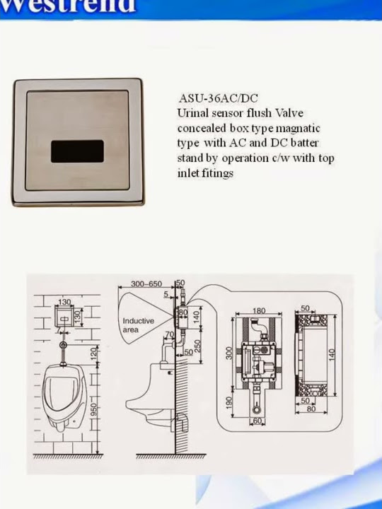 WETSREND URINAL SENSOR FLUSHER