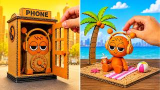 Oren Is A Phone Booth Now?! *Incredibox Cardboard Sprunki Crafts & Gadgets that You'll Adore!*