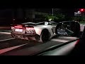 lamborghini Aventador crazy exhaust sound(pops&levs&backfire)람보르기니 아벤타도르 미친 배기음(팝콘사운드&백파이어) [폭스TV]