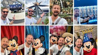 Theme Park Challenge! | All 4 Disney World Parks, Rides, Iconic Snacks \& Meeting Mickey At Each Park