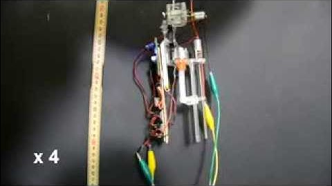 Dragline robot spider by Bio-Inspired Robotics Lab ETH Zürich (dragline formation)