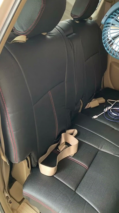 Nissan Livina half leather seat Cover #nissan #livina #seatcover #leather
