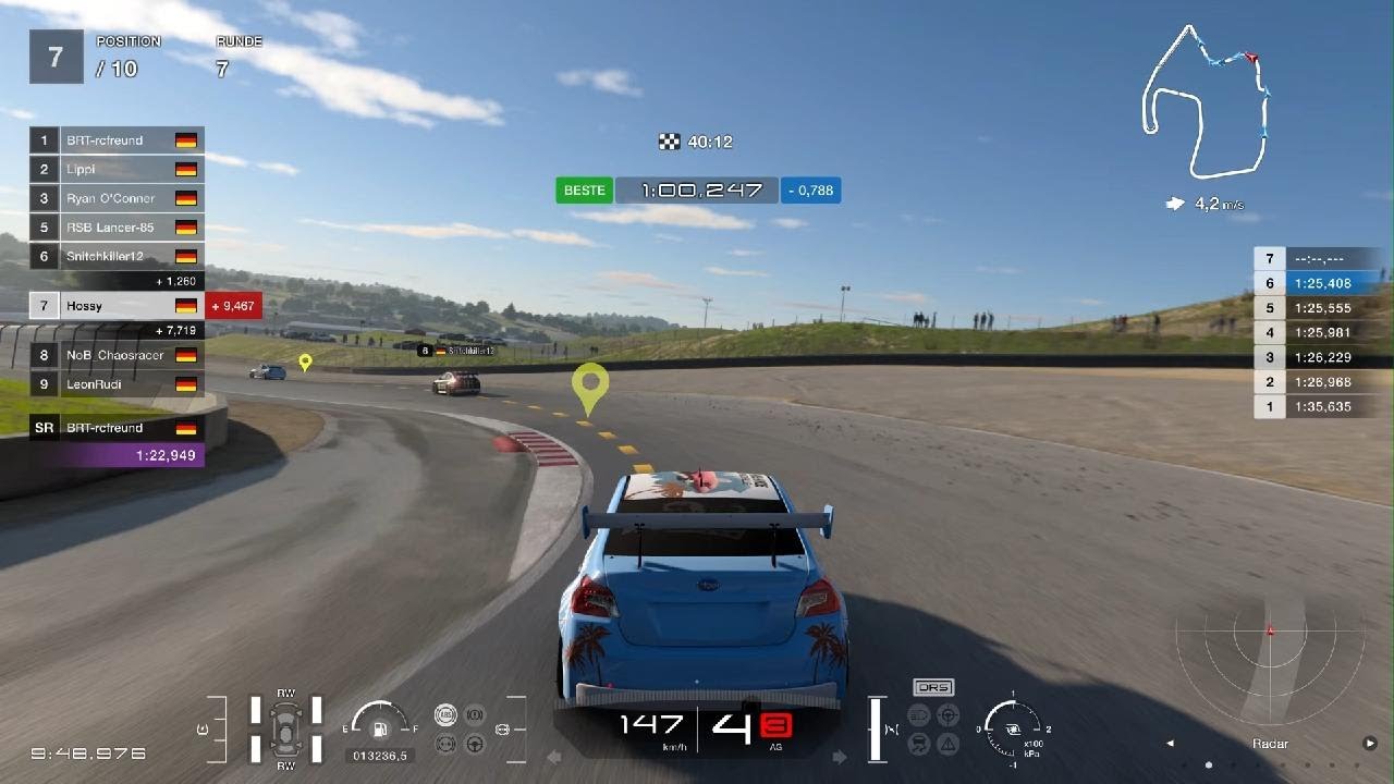 Gran Turismo 7_RLR WRXIsle-of-men-trophy 6A Laguna Seca Mainrace 50min