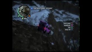 Just Cause 2 Big Jump Off Mountain