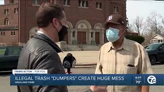 'It’s disrespectful...' Highland Park cracking down on illegal dumpers