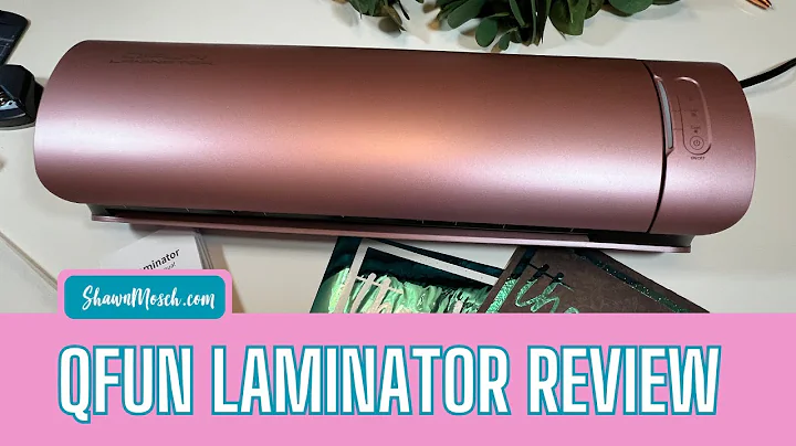 UPDATED VIDEO!  5 Stars for my NEW QFUN Laminator!  Plus watch me add a Deco foil accent to a card!