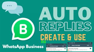How to create auto replies on WhatsApp Business | WhatsApp Business tips and tricks 2021 screenshot 5
