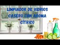 Limpiador casero natural para vidrios y pisos