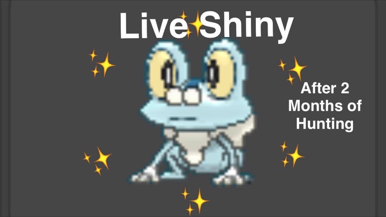 Live Shiny Froakie in Pokemon X after 2 Months of Hunting!!!