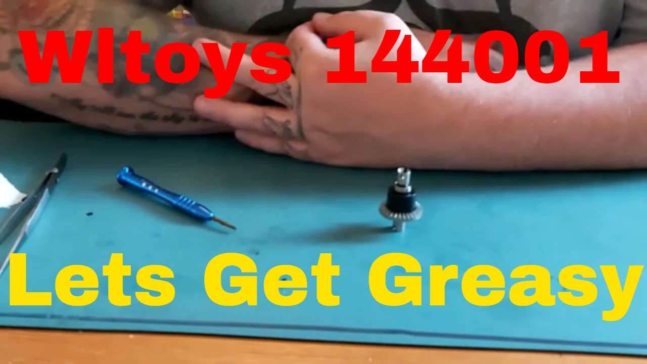 Wltoys 144001 grease differentials how too YouTube