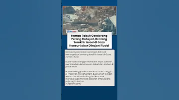 Tak Mampu Ditepis Benteng Terakhir Israel Di Gaza Luluhlantak Dihujani Rudal Taring Hamas 