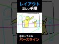 レイアウトの正しい手順＃short