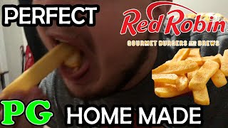 We tackle the world famous red robin steak fries!
